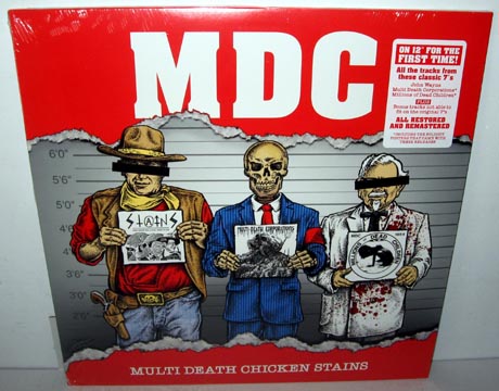 MDC "Multi Death Chicken Stains" LP (Beer City) Compilation